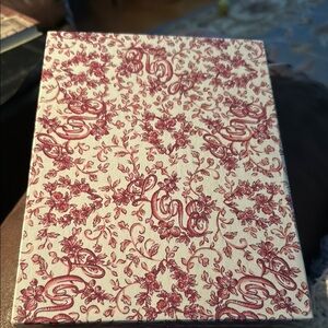 Longaberger Red Love Letter Box Set